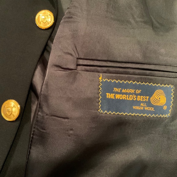 Polo by Ralph Lauren Men’s Blazer Sport Coat, Sz 46L, Navy Blue - Picture 4 of 4